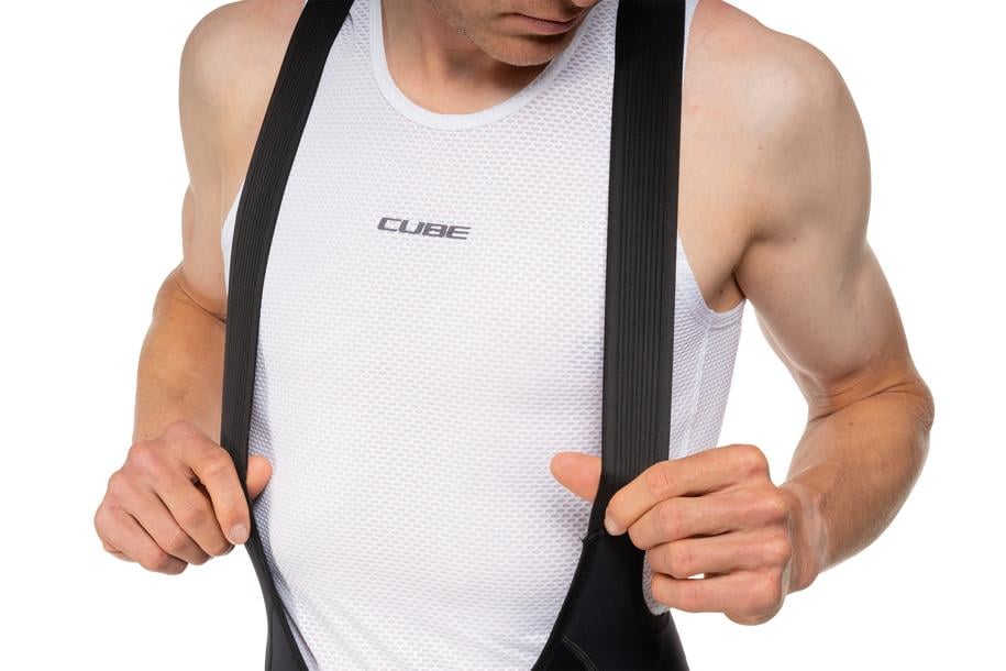 CUBE Pantaloncini con bretelle a compressione ROAD/XC