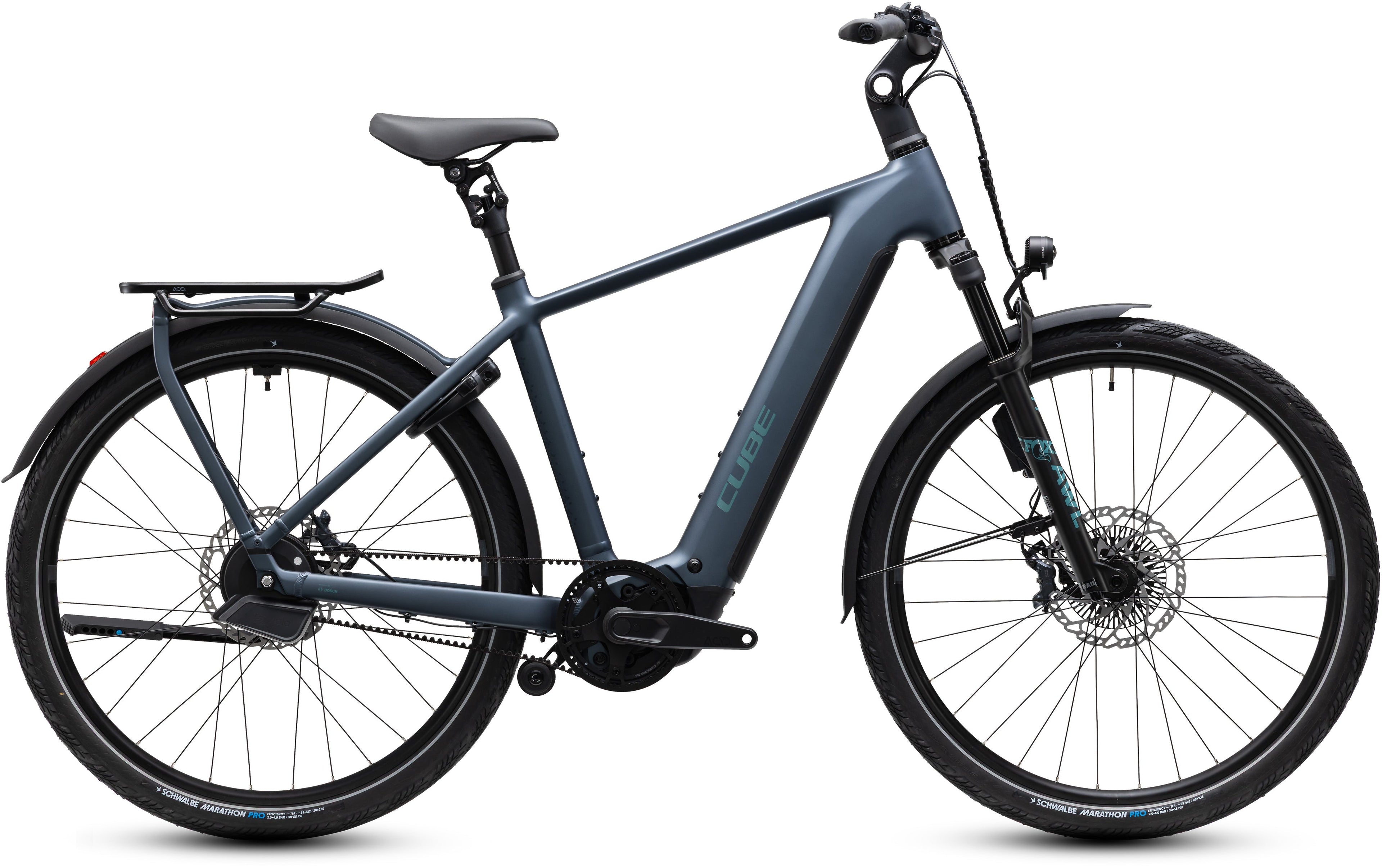 Cube Kathmandu Hybrid Deluxe SLX 800 mineralblue´n´blue