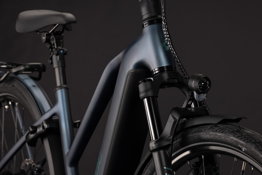 Cube Kathmandu Hybrid Deluxe SLX 800 mineralblue´n´blue