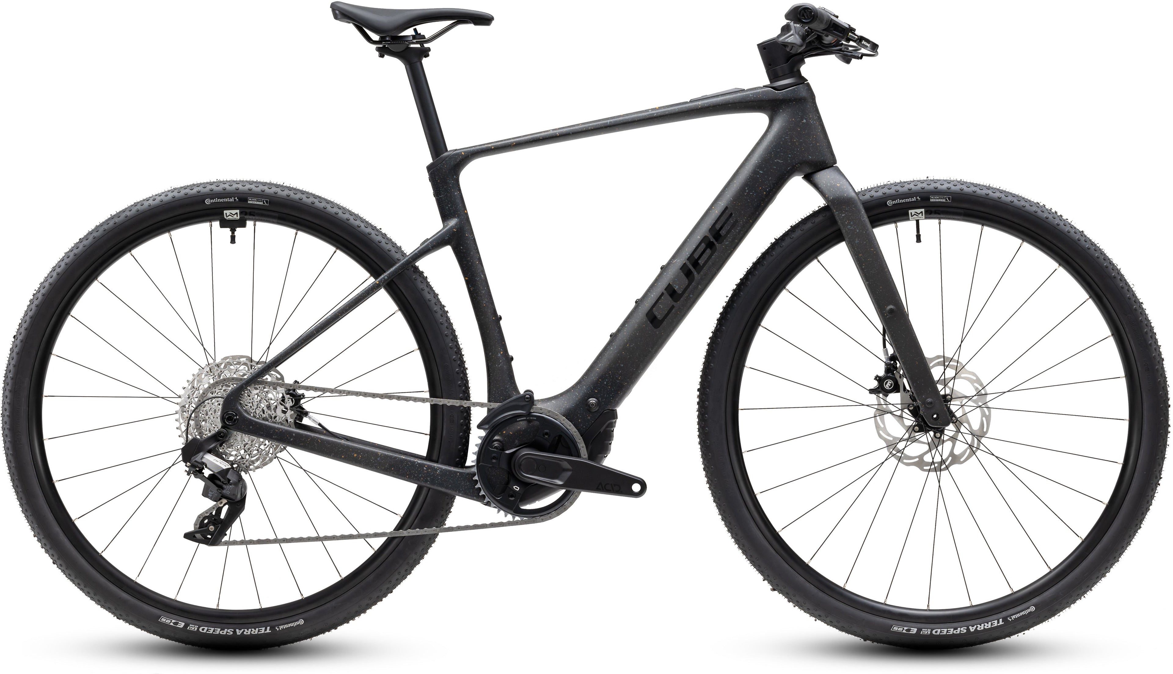Cube Nulane Hybrid C:62 SLX 400X mineralblack´n´orange