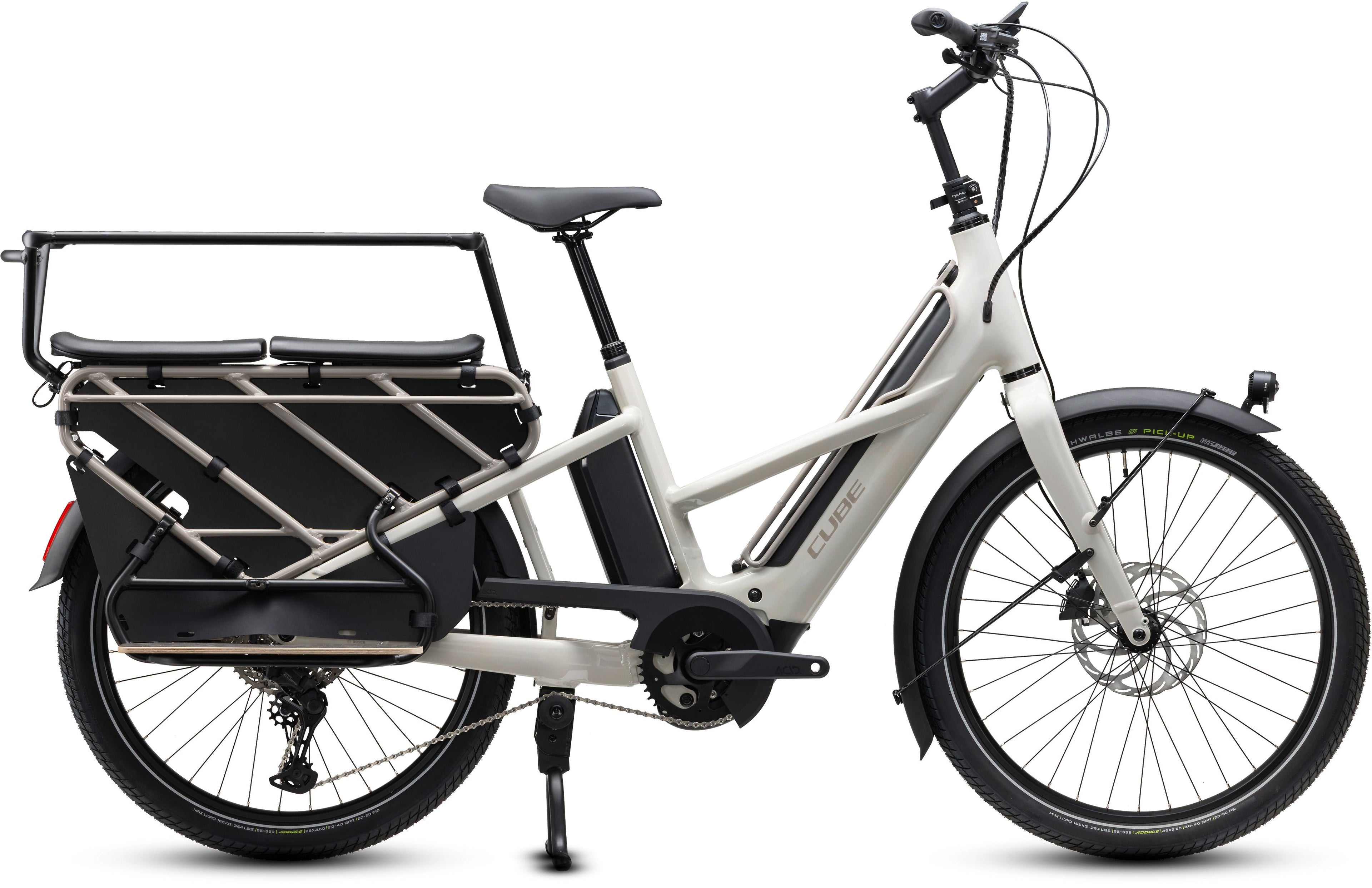 Cube Longtail Hybrid Family 800 greybeige´n´grey