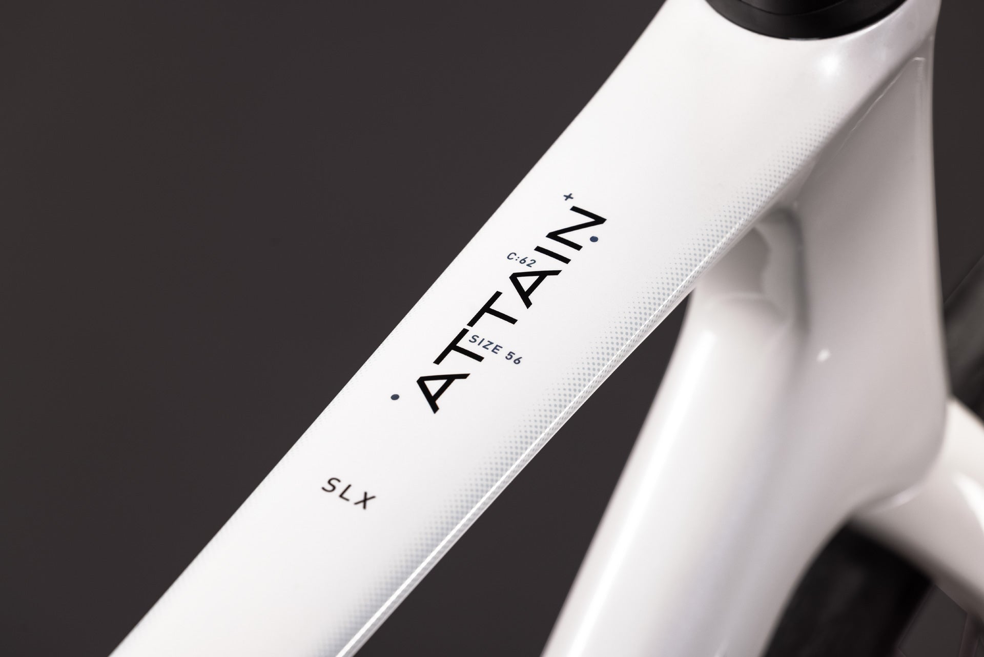 Cube Attain C:62 SLX metallicwhite´n´black