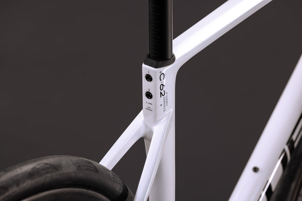 Cube Attain C:62 SLX metallicwhite´n´black