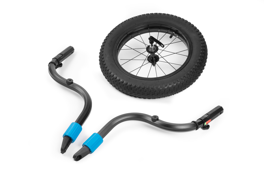 CUBE Kit jogging ruote posteriori Fat per rimorchio bambini Double
