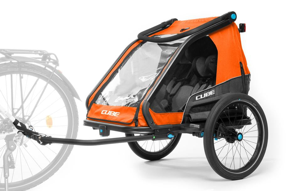 CUBE RIMORCHIO PER BAMBINI DOUBLE CMPT X Actionteam