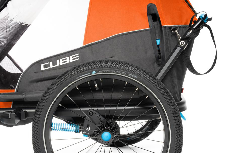 CUBE RIMORCHIO PER BAMBINI DOUBLE CMPT X Actionteam