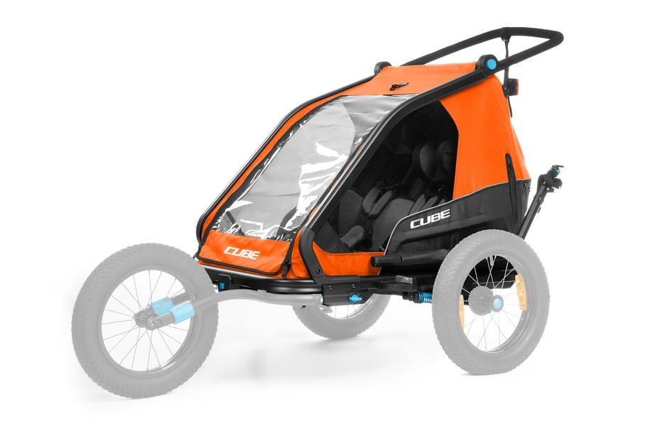 CUBE RIMORCHIO PER BAMBINI DOUBLE CMPT X Actionteam