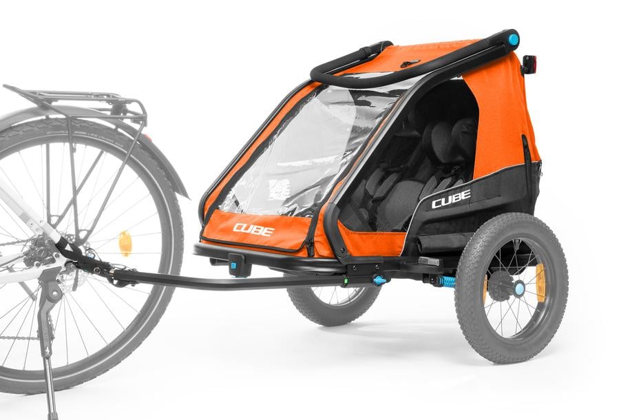 CUBE RIMORCHIO PER BAMBINI DOUBLE CMPT X Actionteam