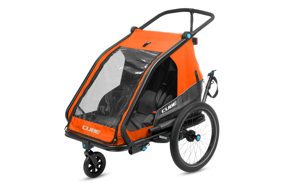 CUBE RIMORCHIO PER BAMBINI DOUBLE CMPT X Actionteam