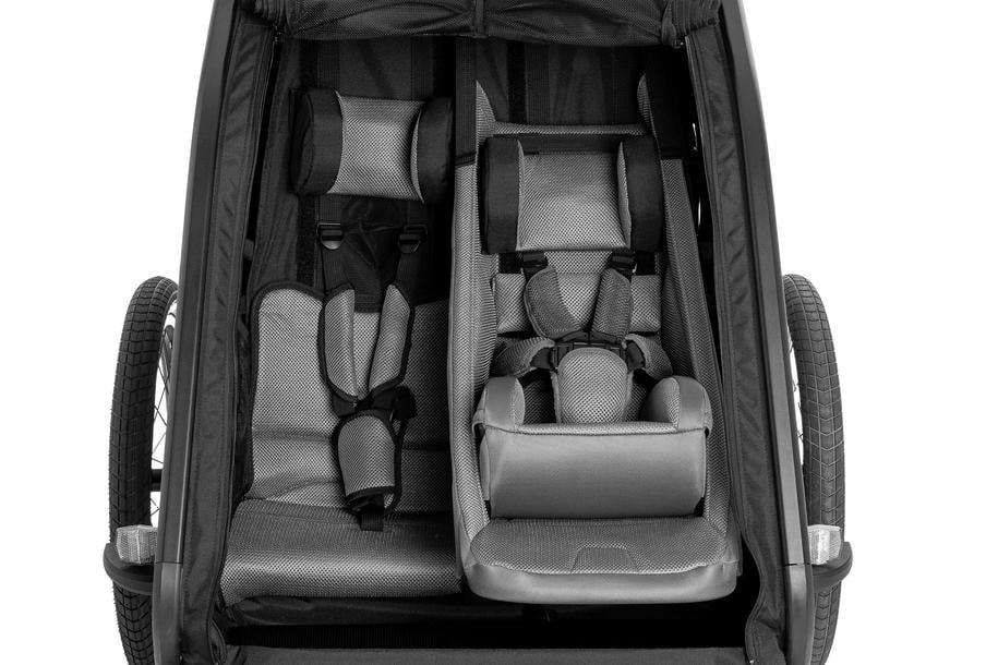 CUBE Seggiolino neonati per rimorchio da bicicletta bambini Double