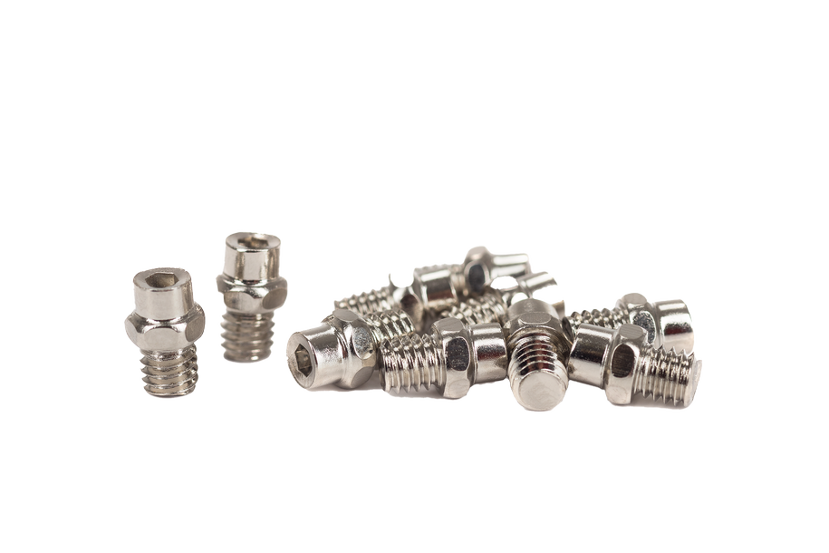 PIN PER PEDALI "FLAT" silver
