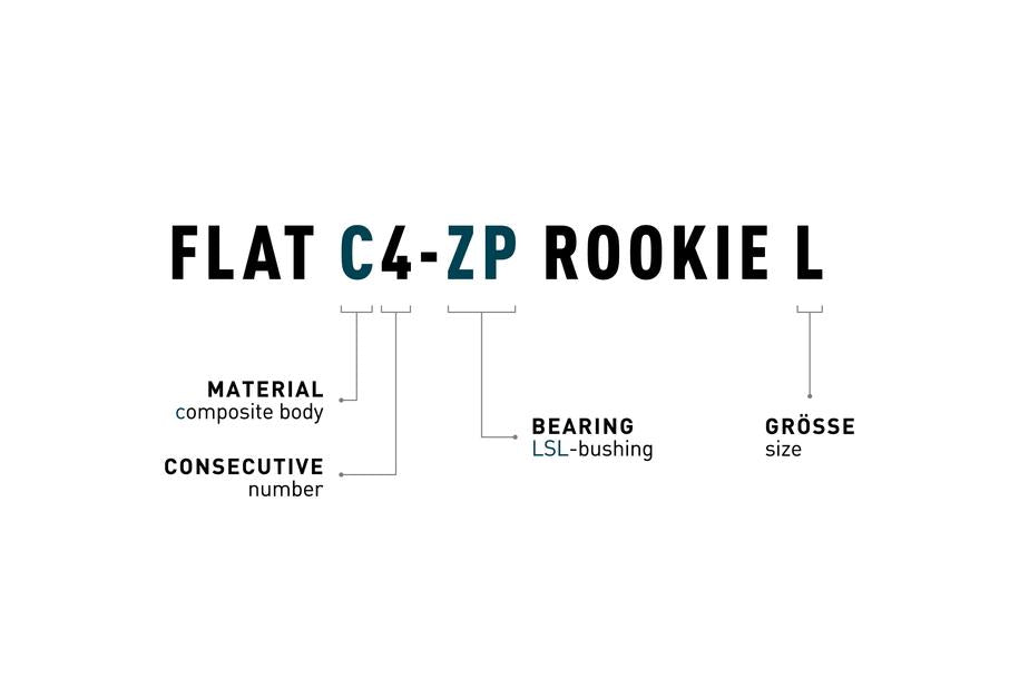 PEDALI FLAT C4-ZP ROOKIE L black