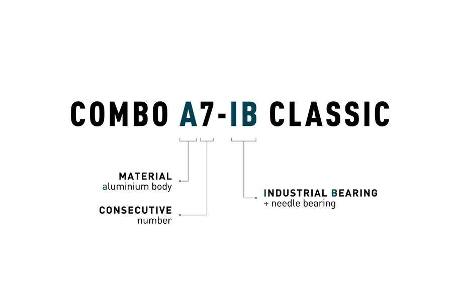 PEDALI COMBO A7-IB CLASSIC silver