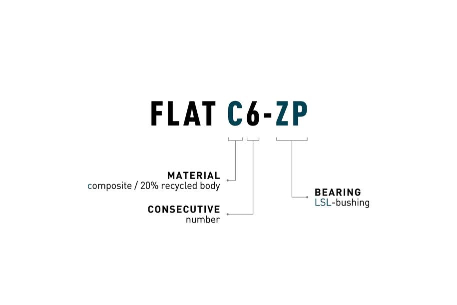 PEDALI FLAT C6-ZP black